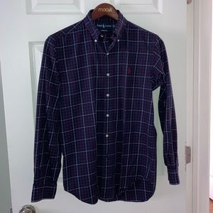 Polo Ralph Lauren- Mens S- Plaid Oxford Shirt
